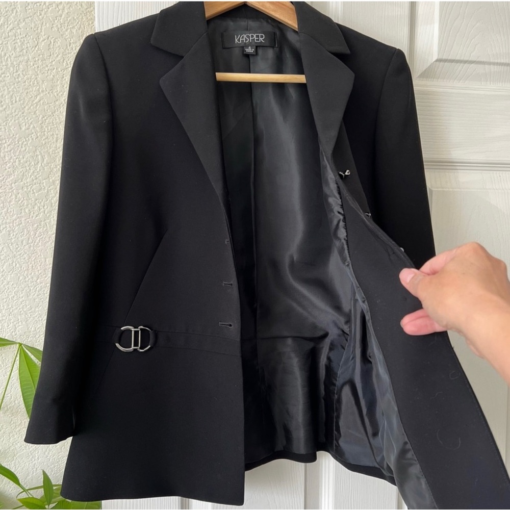 Kasper Tailored Black Blazer